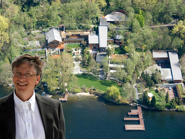 19 حقيقة خيالية حول قصر Bill Gates البالغ ثمنه 125 مليون $